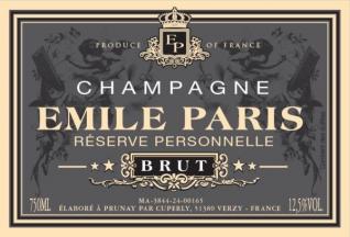 Emile Paris - Champagne Brut Nv NV
